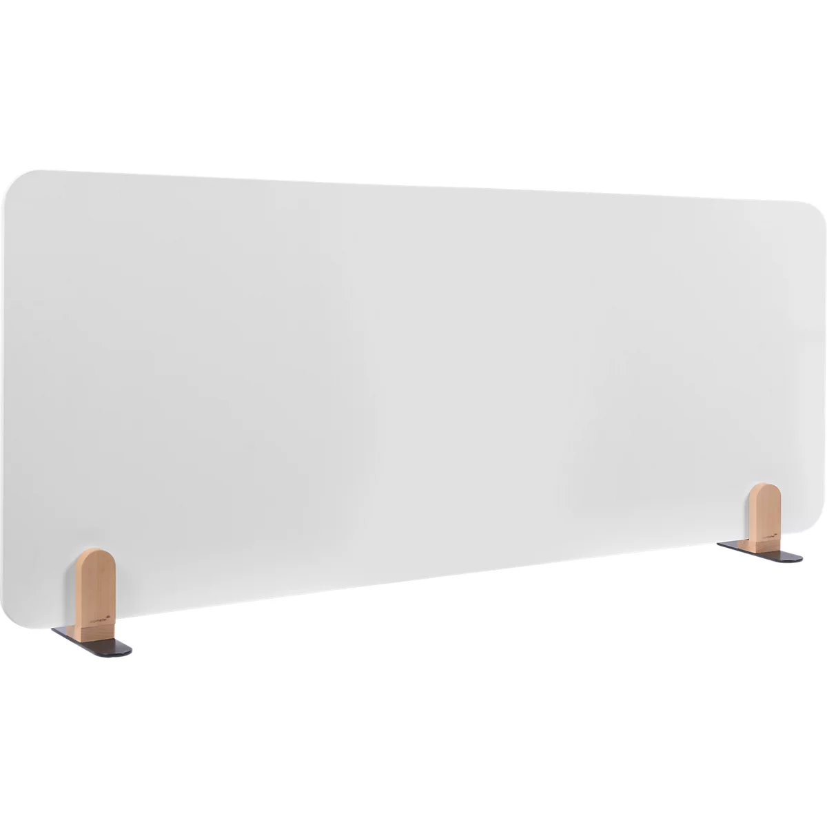 Legamaster Elements whiteboard tafelscherm, geëmailleerd staal, incl. 2 voetbeugels, B 1600 x H 600 x D 11 mm